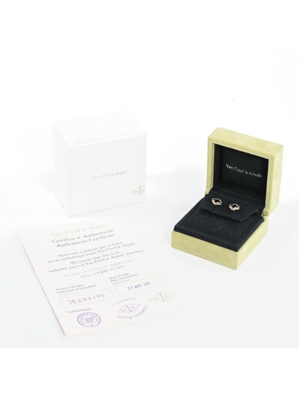 ★SOLD★ Van Cleef & Arpels Earrings Sweet Alhambra - Picture 5 of 5